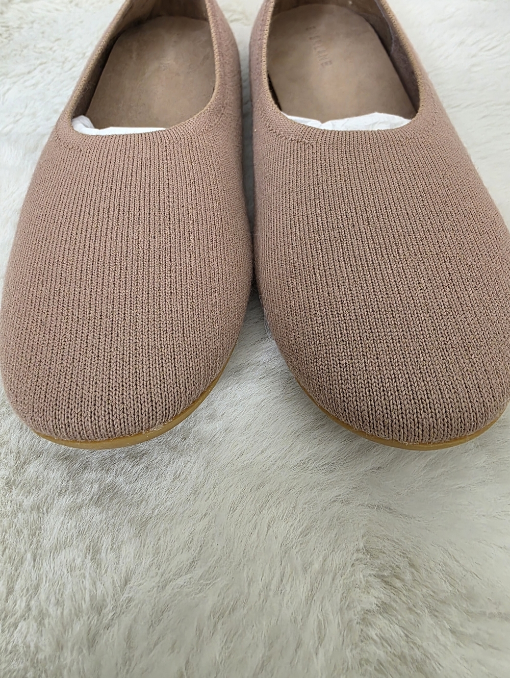 NEW Everlane The Day Glove ReKnit Ballet Flat Cinnamon Latte 9 - Picture 11 of 14